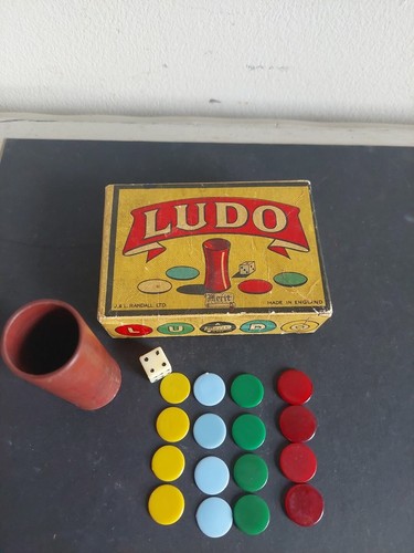 Mid century ludo - box, with