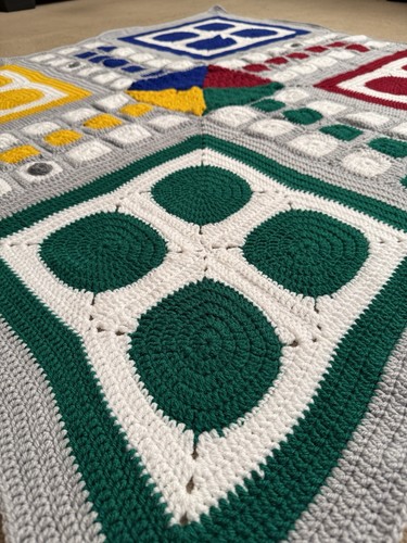 Giant crochet ludo family - giant,