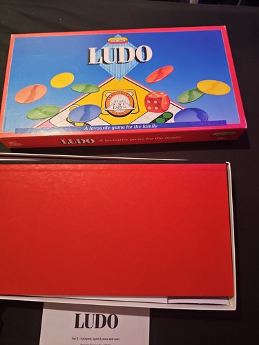 Vintage ludo missing red and - ludo,