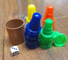 18pc Ludo Game Counters & Dice