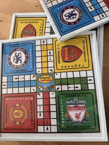 African ludo glass board - ludo,