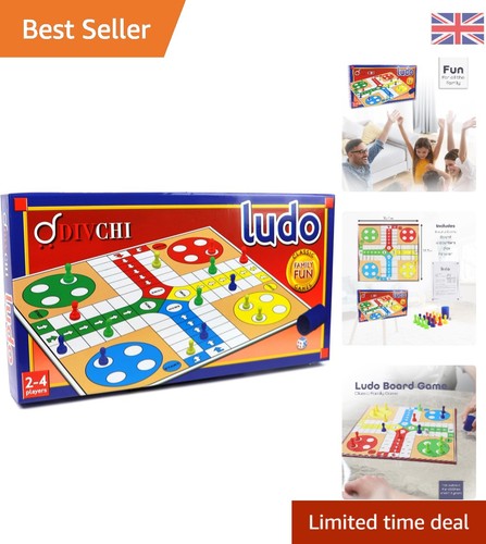 Folding ludo board game - board, with