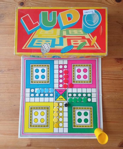 Vintage ludo board game - vintage,